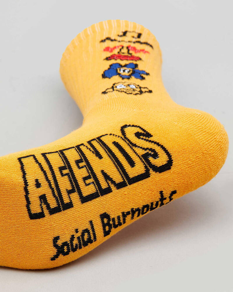 Afends Social Burnout Socks for Mens