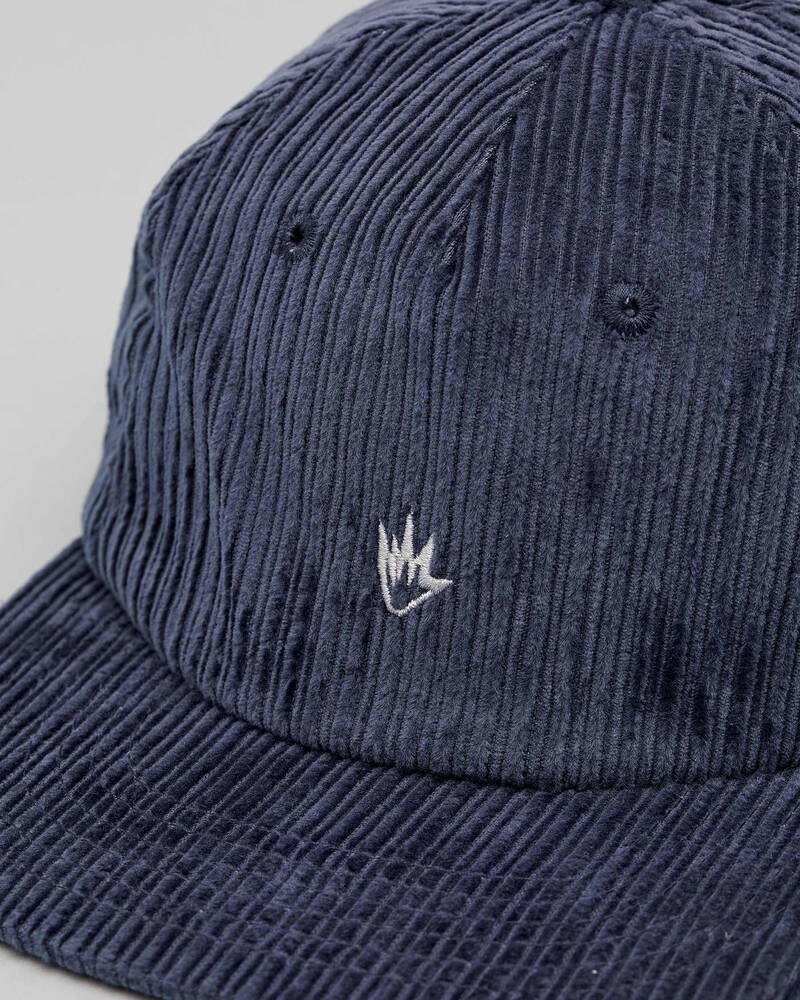 Afends Killer Wale Corduroy Snapback Cap for Mens