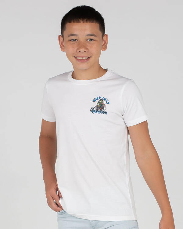 Sanction Boys' Wheelie T-Shirt for Mens