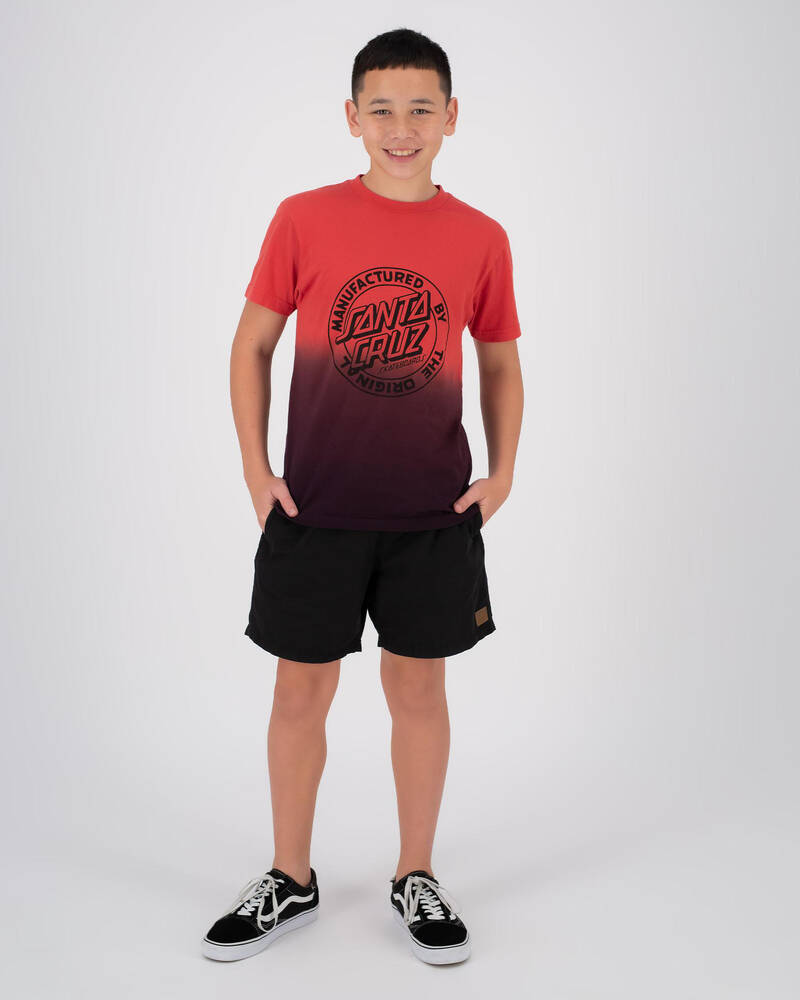 Santa Cruz Boys' Original Dot Dip Dye T-Shirt for Mens