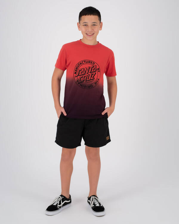 Santa Cruz Boys' Original Dot Dip Dye T-Shirt for Mens