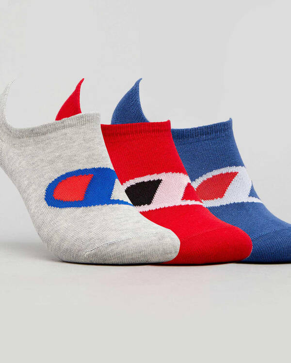 Champion Womens C Logo No Show Sock Pack for Womens
