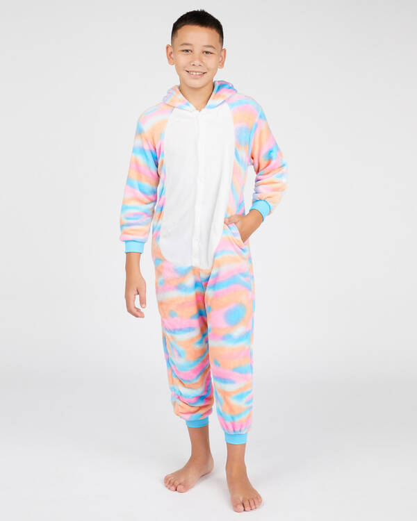 Get It Now Kids Unicorn Candy Onesie for Unisex