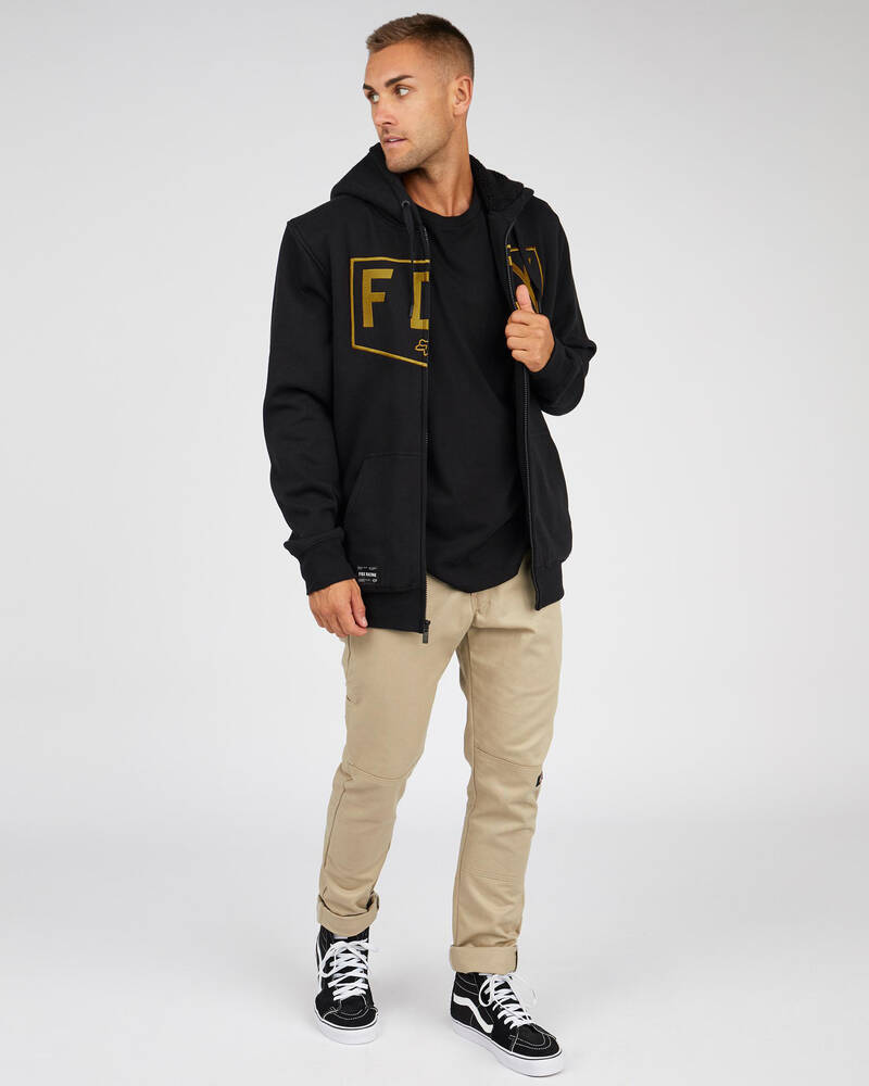 Fox Shield Sherpa Hooded Sweatshirt for Mens