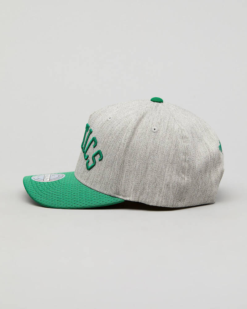 Mitchell & Ness Celtics Pinch Panel Snapba for Mens