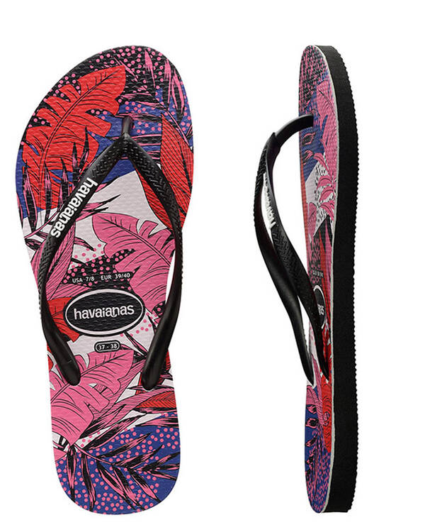 Havaianas Slim Floral Prints Thongs for Womens