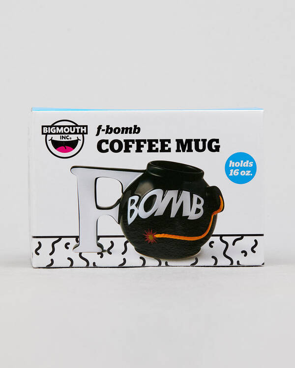 William Valentine Collection Big Mouth F-Bomb Coffee Mug for Mens