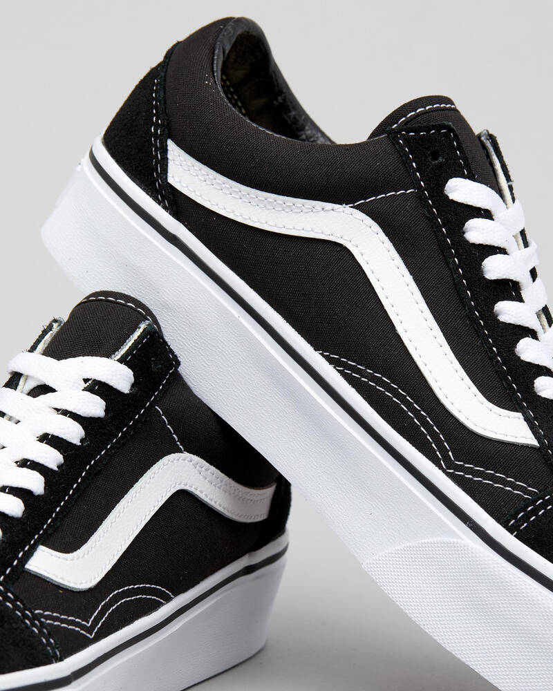 Vans Womens Old Skool Platform Shoes for Womens