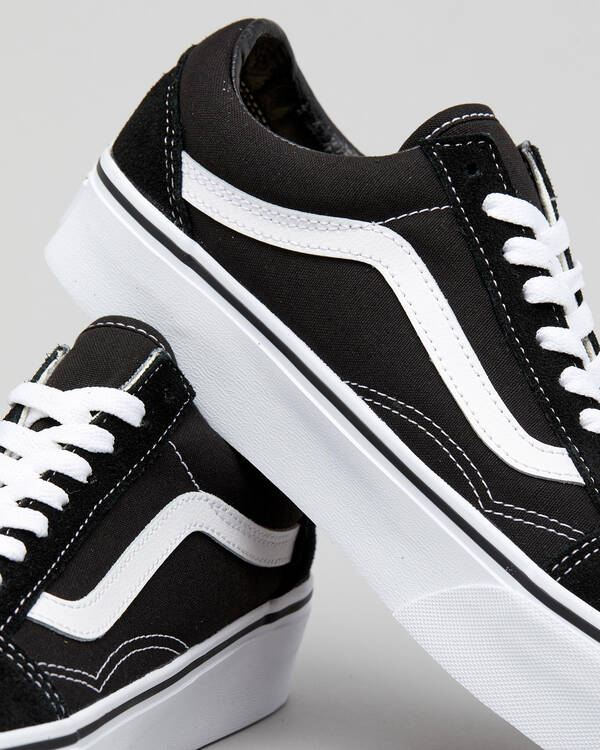 Vans Womens Old Skool Platform Shoes for Womens
