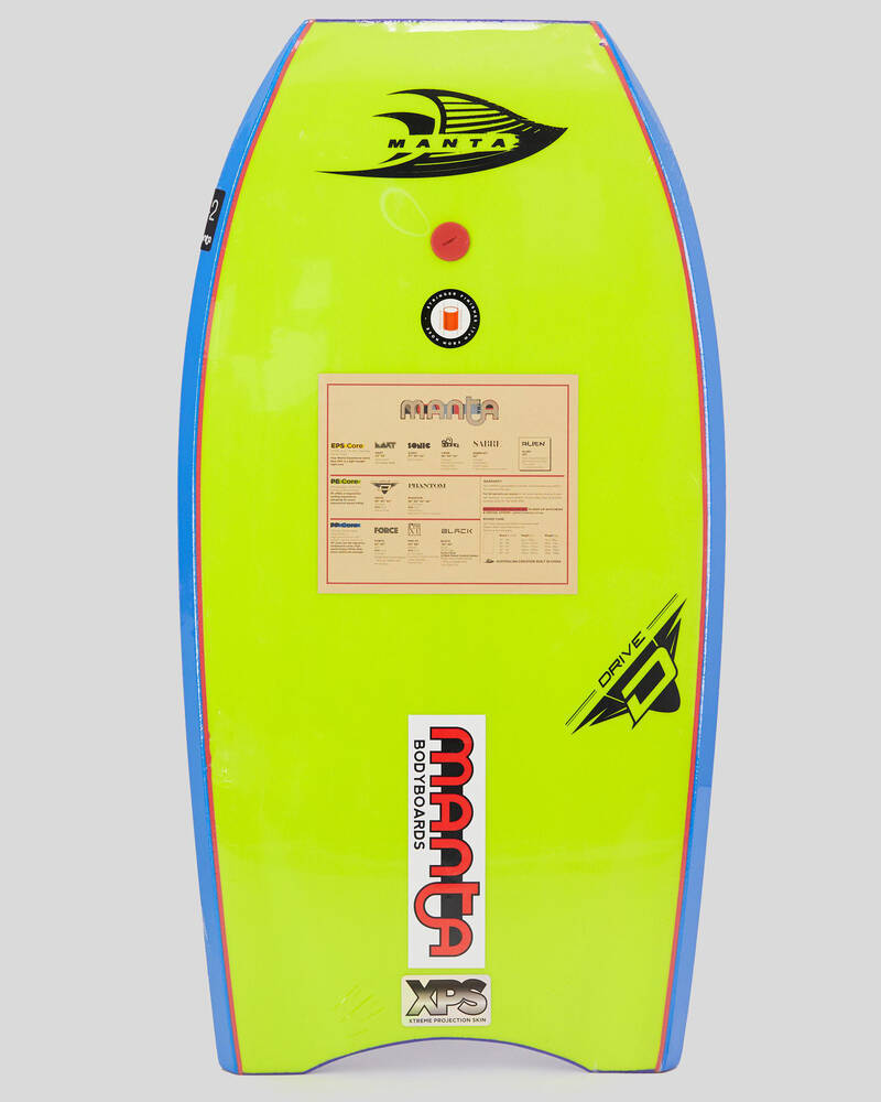 Manta Surfing Products Drive 42" Bodyboard for Unisex