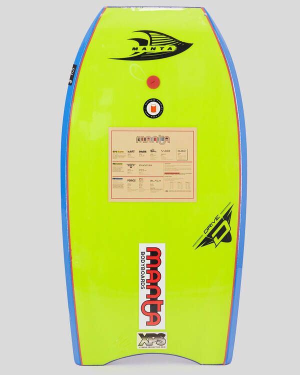 Manta Surfing Products Drive 42" Bodyboard for Unisex