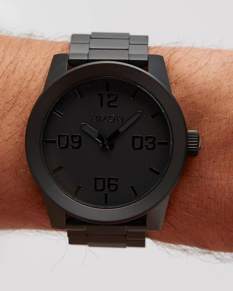 Nixon Corporal SS Mt Blk/p Blk for Mens