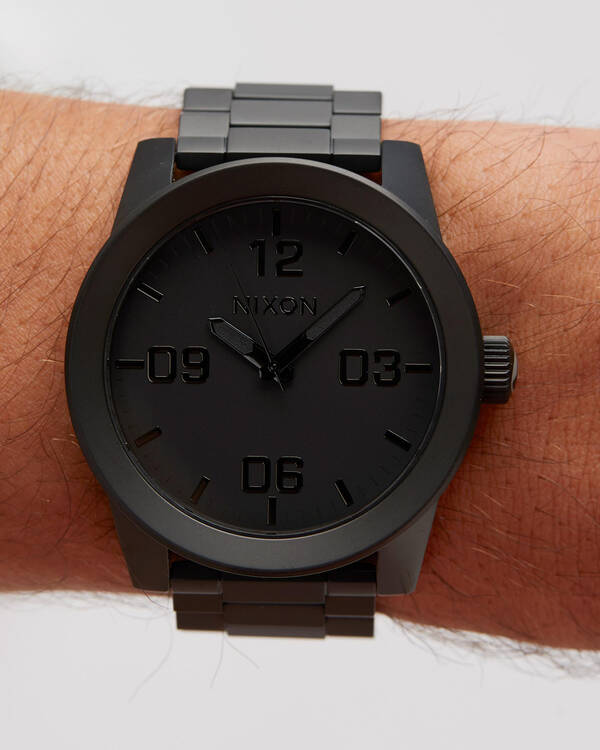 Nixon Corporal SS Mt Blk/p Blk for Mens