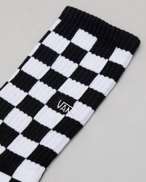 Vans Womens Checkerboard Crew Socks for Womens