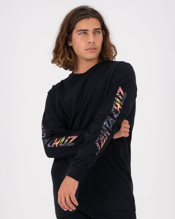 Santa Cruz Hand Splatter Long Sleeve T-Shirt for Mens