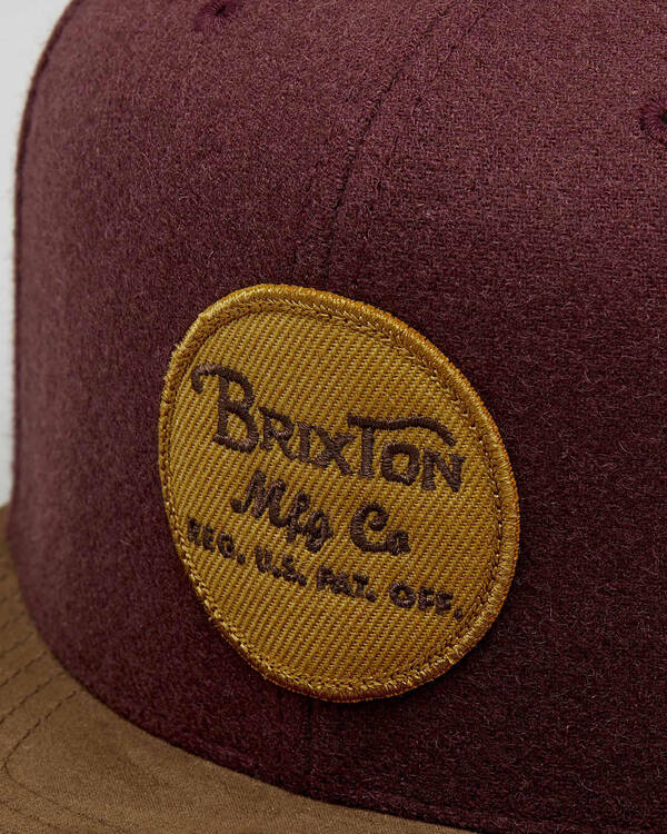 Brixton Wheeler Snapback for Mens
