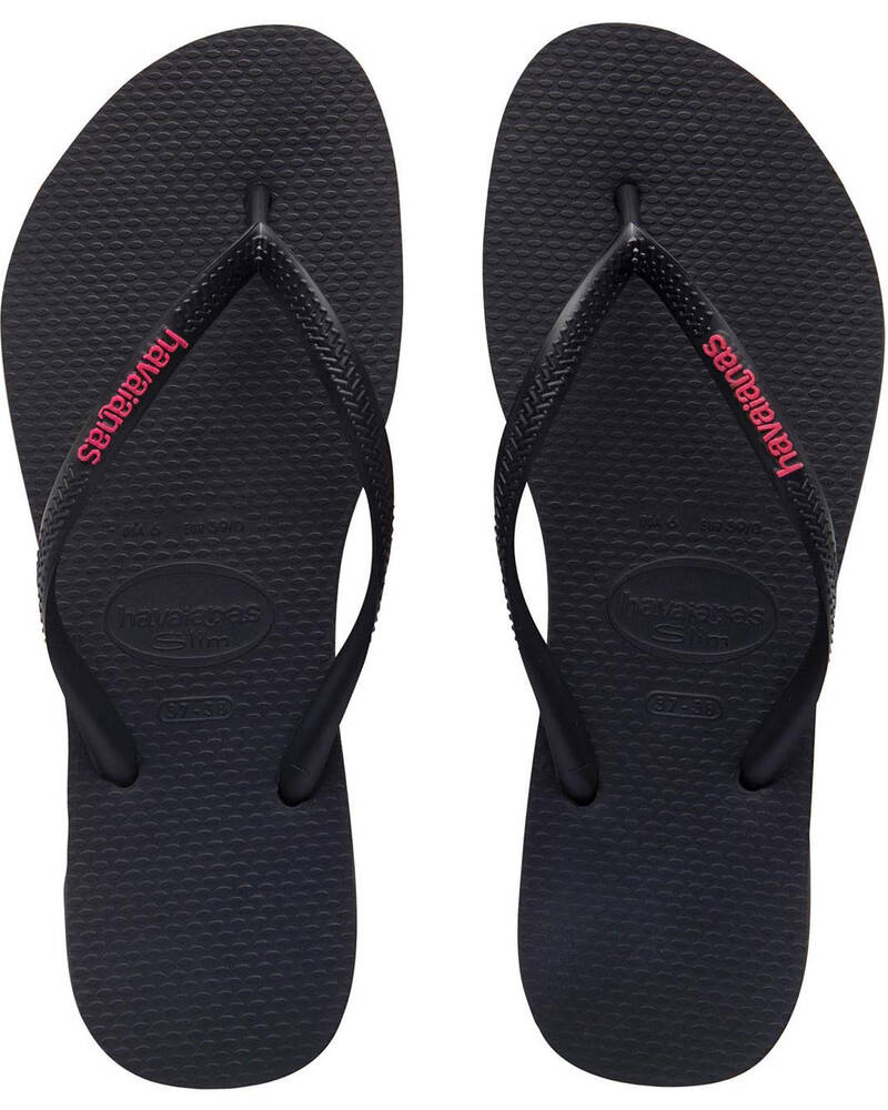Havaianas Slim Logo Thongs for Womens
