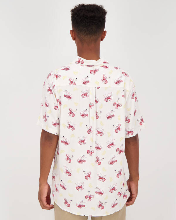 Rusty Lobster Mornray Short Sleeve Shirt for Mens