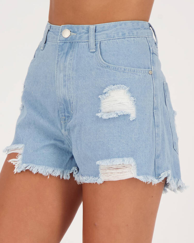 Country Denim Kourtney Shorts for Womens