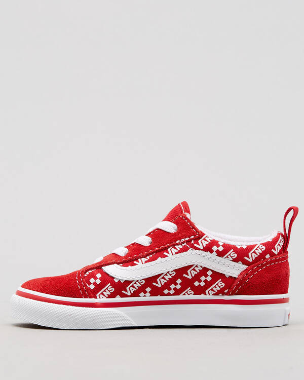 Vans Toddlers' Old Skool Elastic Lace Logo Shoes for Mens