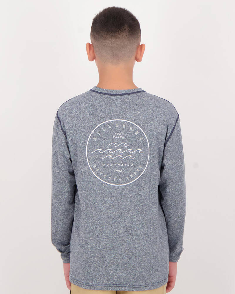 Billabong Boys' Wavy Day Loose Fit Rash Vest for Mens