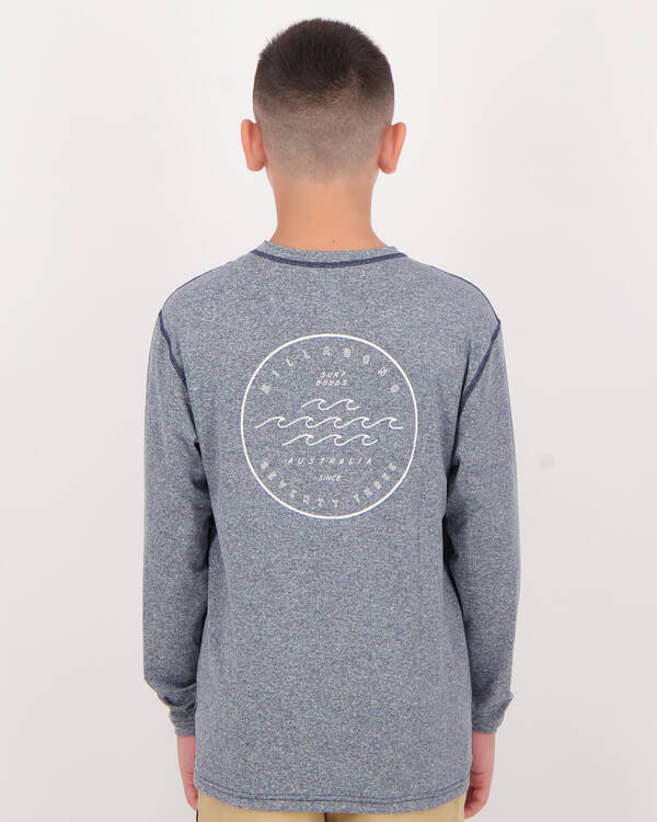 Billabong Boys' Wavy Day Loose Fit Rash Vest for Mens