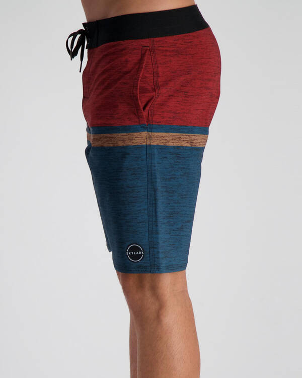 Skylark Ochre Board Shorts for Mens