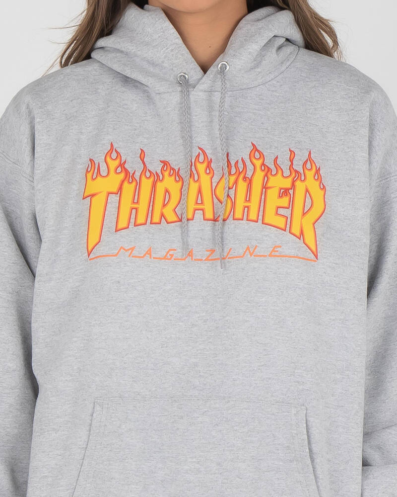 Thrasher Flame Hoodie for Womens