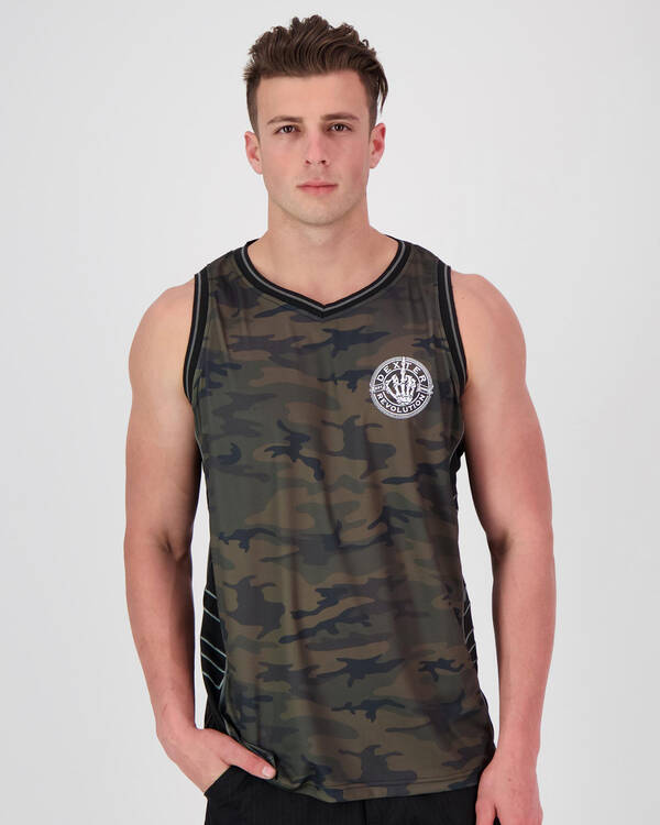 Dexter Knuckles Mesh Singlet for Mens