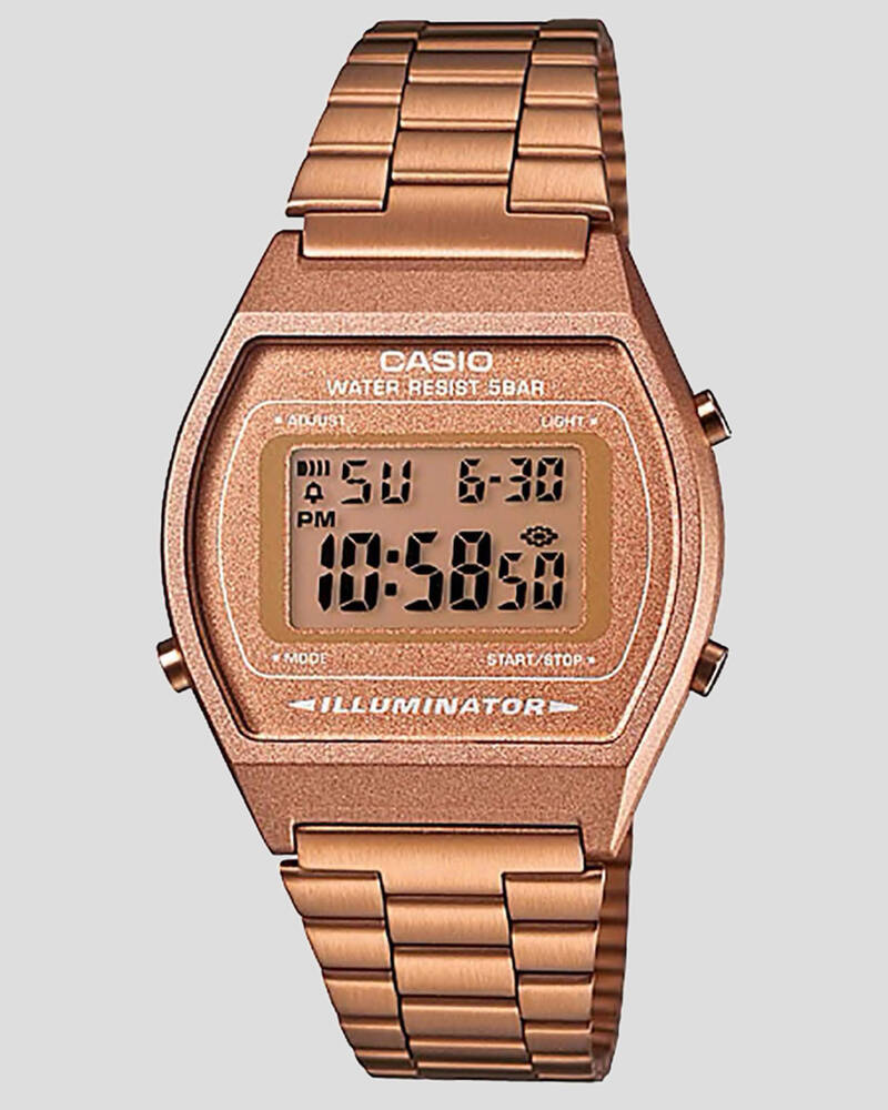 Casio Vintage Rose Gold Watch for Womens