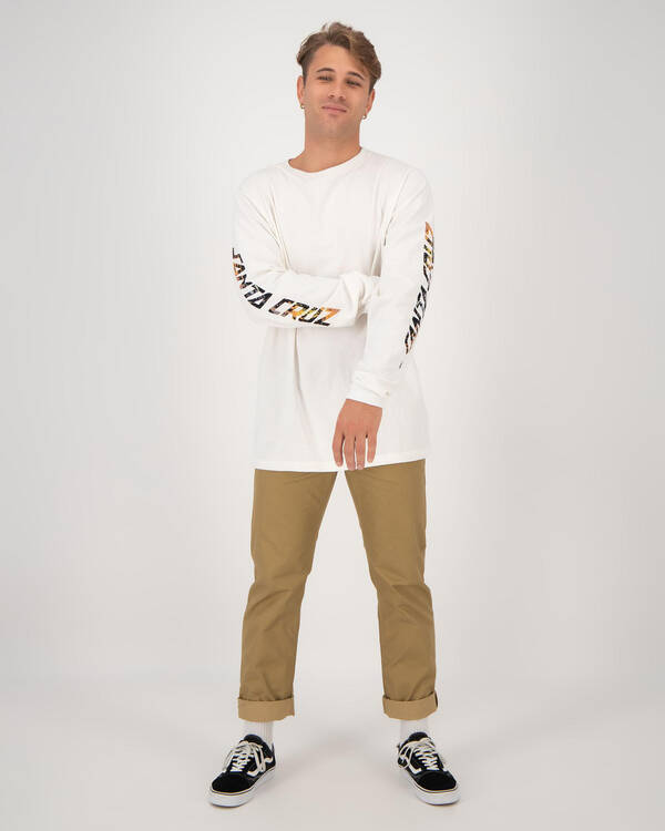 Santa Cruz Hand Splatter Long Sleeve T-Shirt for Mens