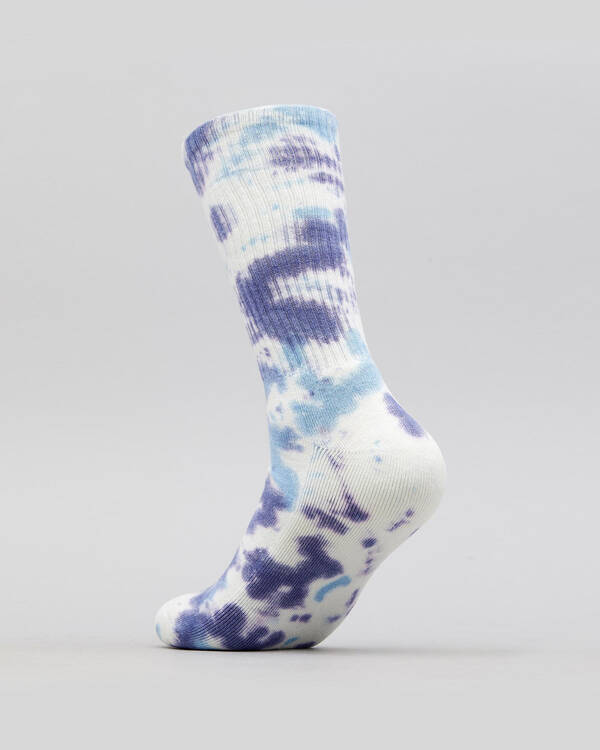 RVCA Tie Dye Crew Socks for Mens