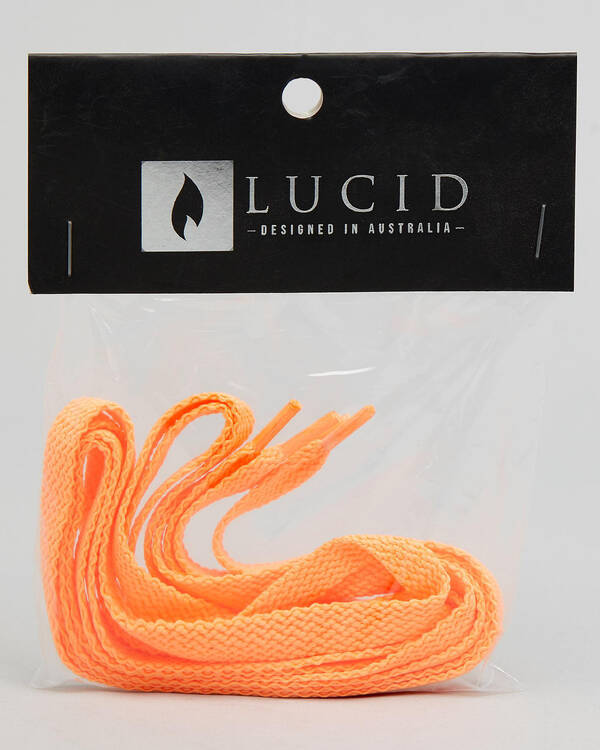 Lucid Orange Shoe Laces for Mens