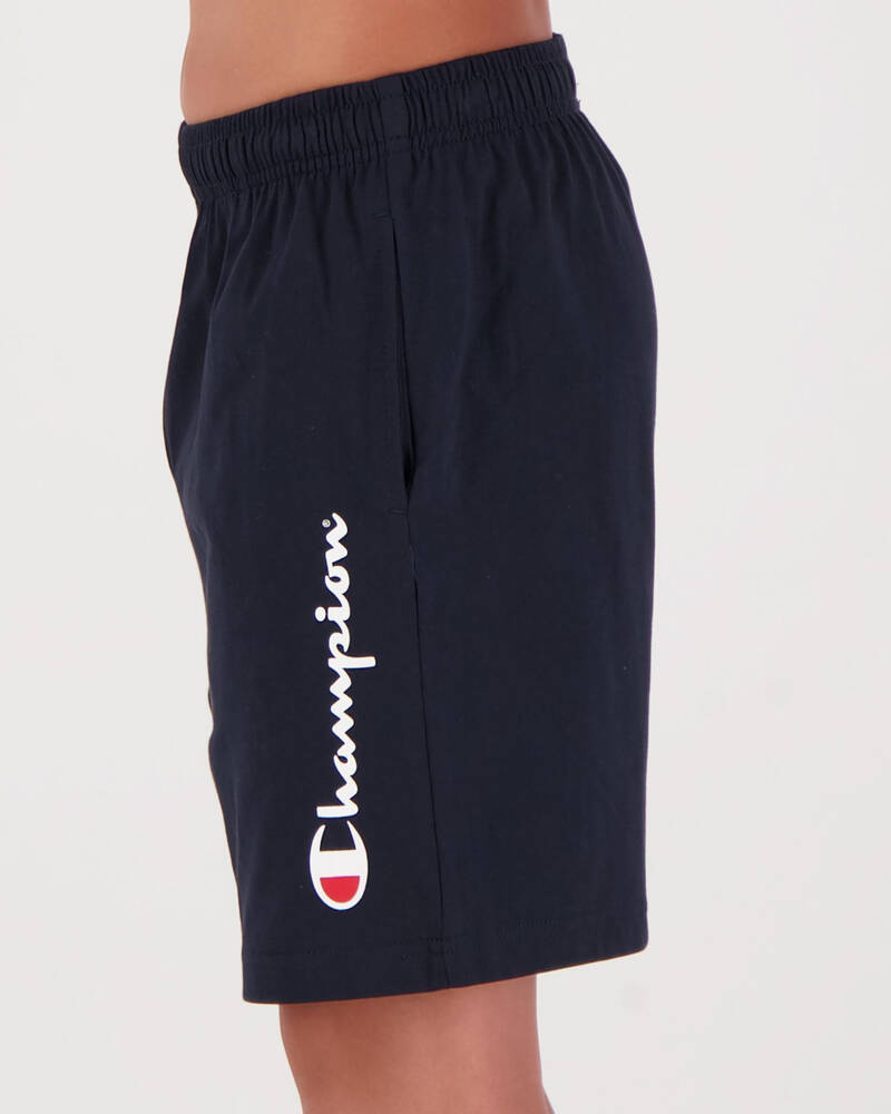 Champion Boys' Champion Script Jersey Shorts for Mens