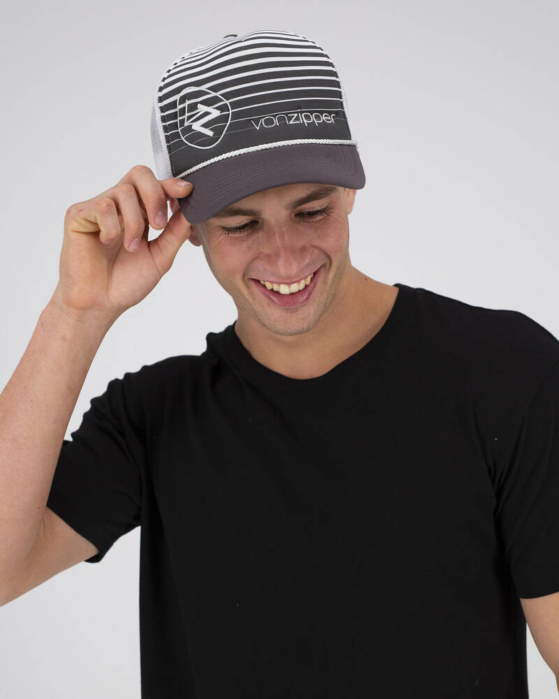 VonZipper Moby Coloured Lines Trucker Cap for Mens