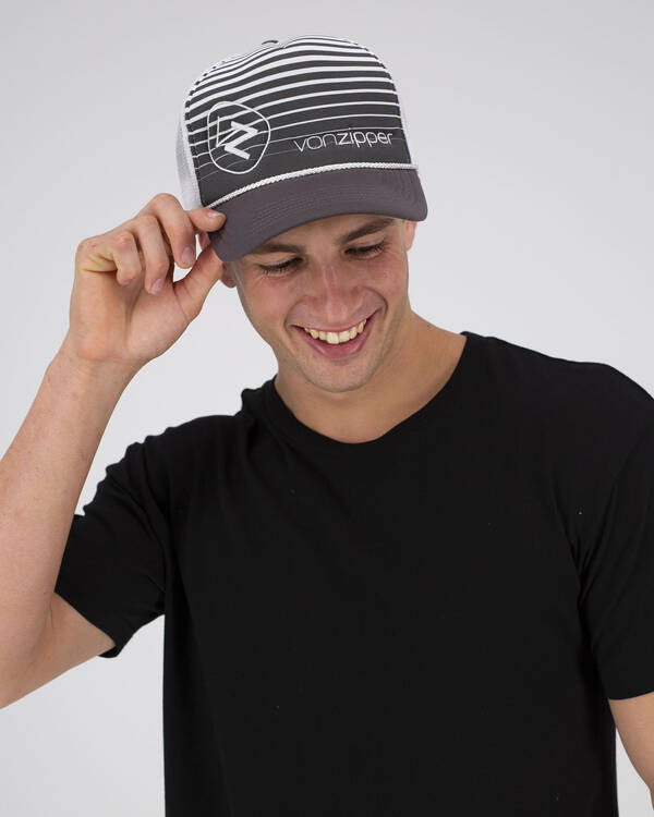 VonZipper Moby Coloured Lines Trucker Cap for Mens
