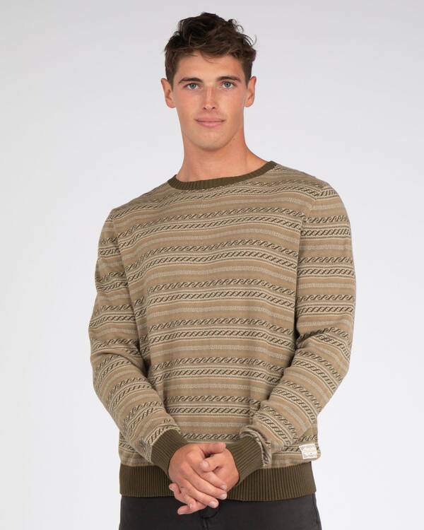 Rhythm Vibrations Knit Sweatshirt for Mens