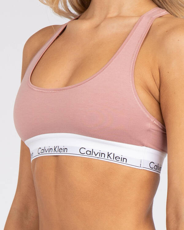Calvin Klein Cotton Unlined Bralette for Womens