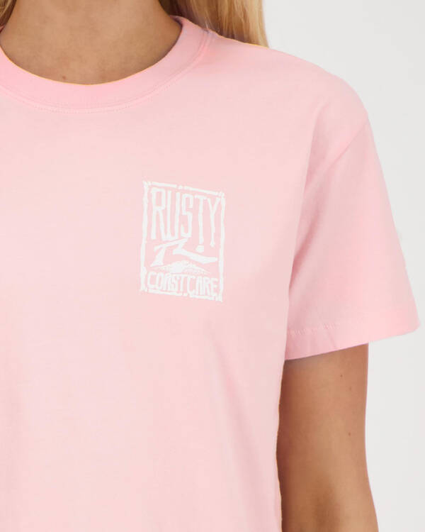 Rusty Coast Care T-Shirt for Womens