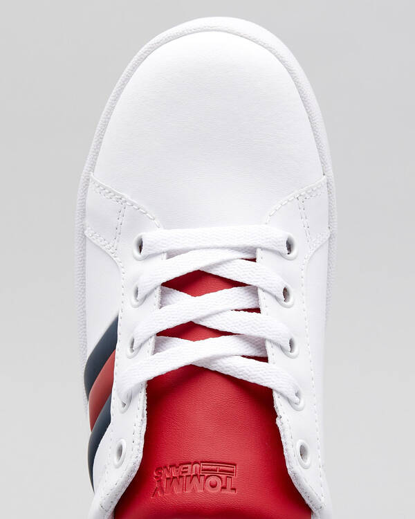 Tommy Hilfiger Womens Jeans Icon Leather Shoes for Womens