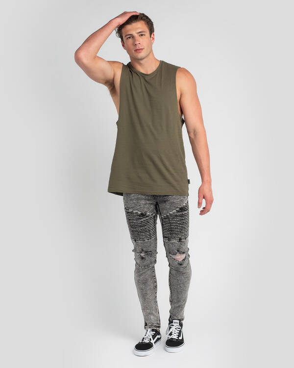 Lucid Grid Jeans for Mens