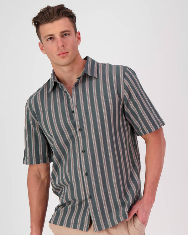Afends Checkout Short Sleeve Shirt for Mens