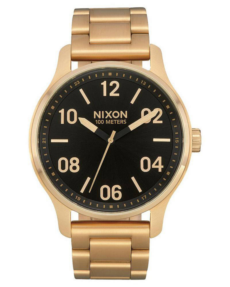 Nixon Patrol Watch Gold/black for Mens