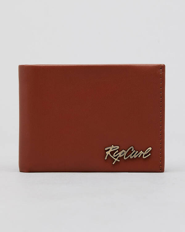 Rip Curl Beach Logo RFID Slim Wallet for Mens