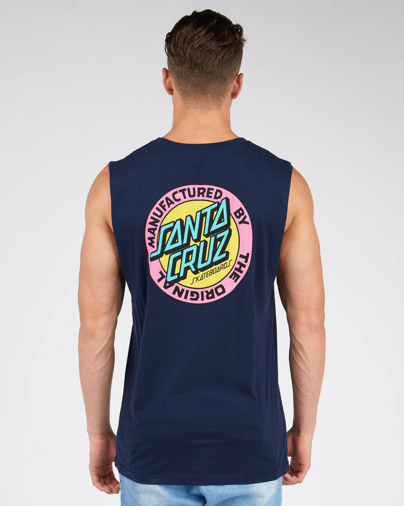 Santa Cruz MFG Dot Retro Muscle Tank for Mens