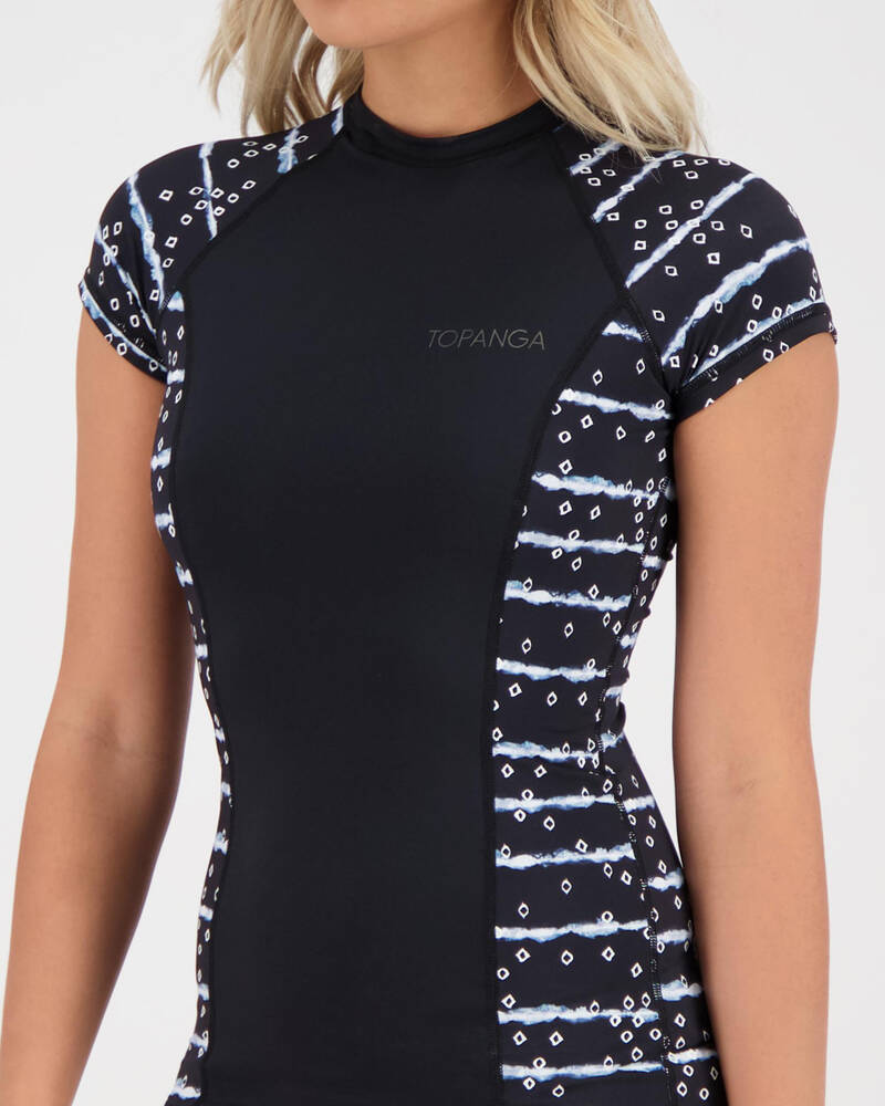 Topanga Loki Cap Sleeve Rash Vest for Womens