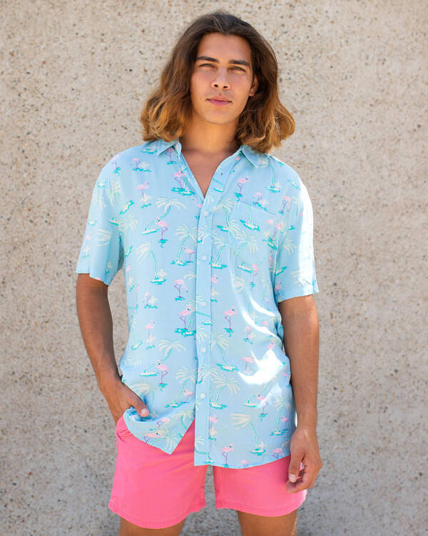 Lucid Tropical Short Sleeve Shirt for Mens