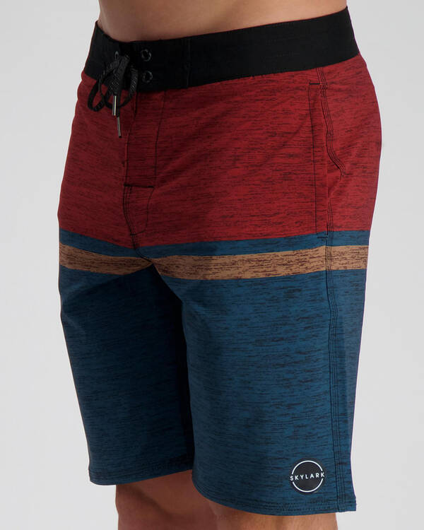 Skylark Ochre Board Shorts for Mens