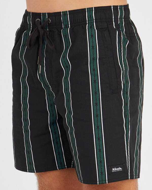Afends Baywatch Bank Robber Beach Short for Mens