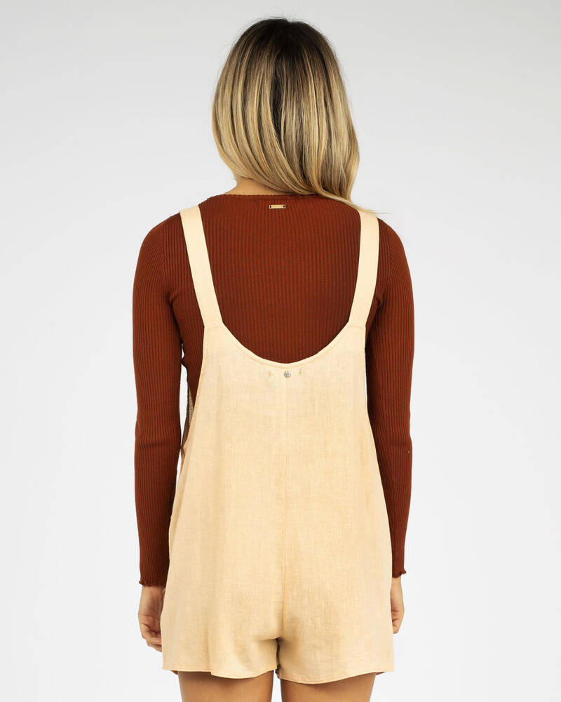 Rusty Troublemaker Playsuit for Womens